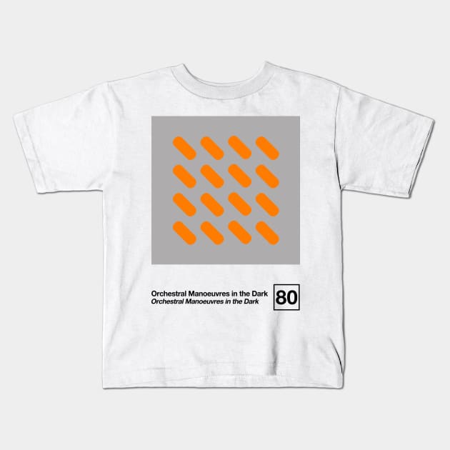 OMD / Minimalist Style Graphic Artwork Design Kids T-Shirt by saudade